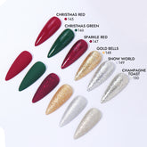Hema-Free Color Gel Polish Set - S25 Merry Christmas